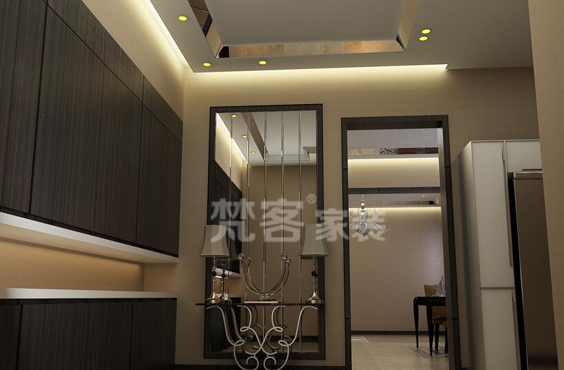 天津天鵝湖1號戶型圖，梵客家裝打造溫馨現(xiàn)代簡約風(fēng)格